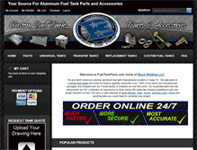 Tablet Screenshot of fueltankparts.com